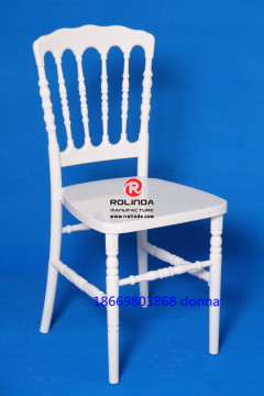 Resin White Wedding Napoleon Chair