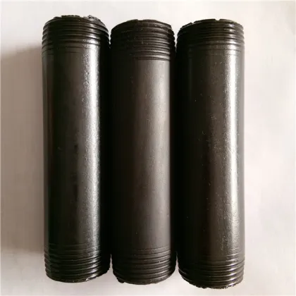 malleable iron pipes fittings 1/2 iron nipple