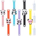 Alça Cute Panda Silicone Wrist Strap