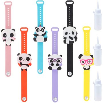 Alça Cute Panda Silicone Wrist Strap