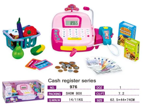 B/O CASH REGISTER W/COUNTER,MICROPHONE,LIGHT&IC