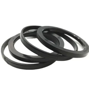 WS-SEALS NBR+POM Piston Hydraulic Oil Seal for Excavators