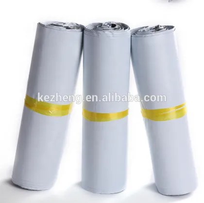 White poly express bags