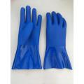 Blue PVC Fully Coated Gloves