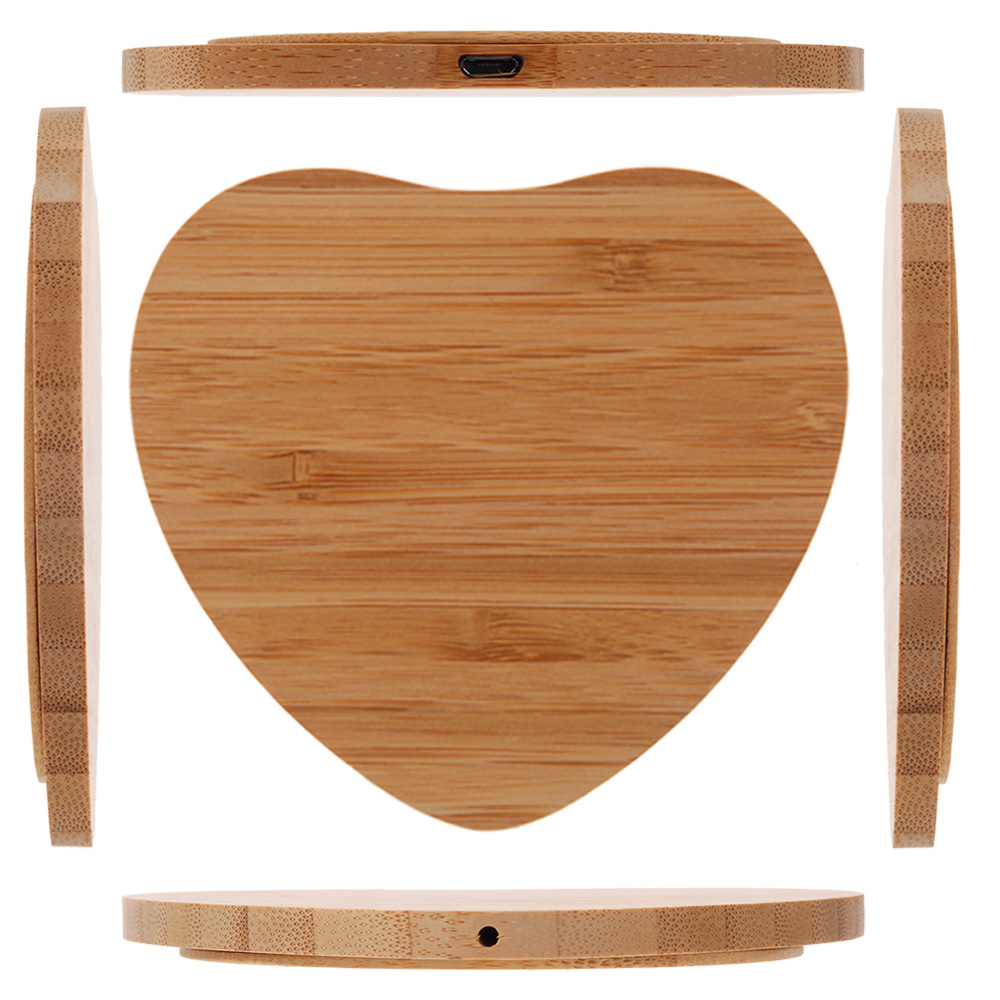 New Gifts Natural Bamboo Wooden Wireless Charger