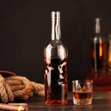 750 ml di bottiglie di vino in vetro angelo per whisky, liquori e imballaggi vodka