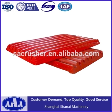 high manganese jaws die for jaw crusher spare parts jaw plate wide teeth coarse corugated sharp teeth heavy duty corrugated jaw