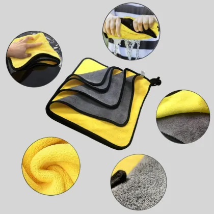 Microfiber car towel cleaning cloth for washing car