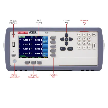 Multi Channel Megohmmeter Resistance Tester with Comparator AT5108