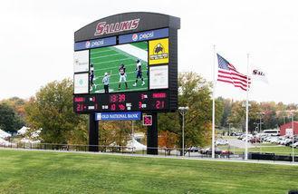 Horizontal scrolling P16 stadium perimeter led display with