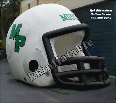 custom inflatable football helmet tunnel for sale KKM-L078