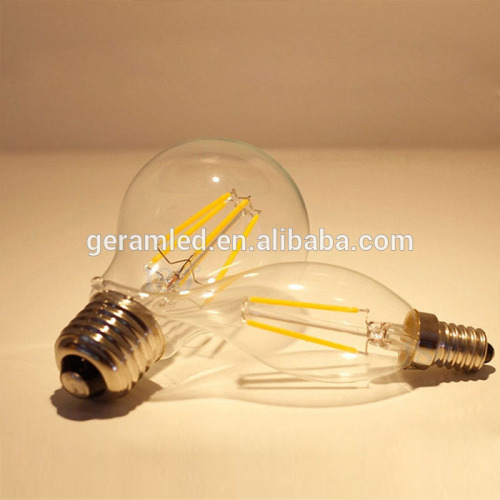 CE ROHS A60 A19 E27 E26 B22 Globe dimmable 4w 6w 8w led filament bulb