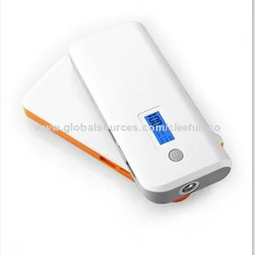 High capacity power bank for mobile phones with LCD screen