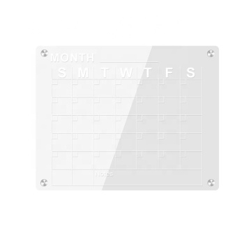 Magnetic Acrylic Refrigerator with Transparent Writing Board