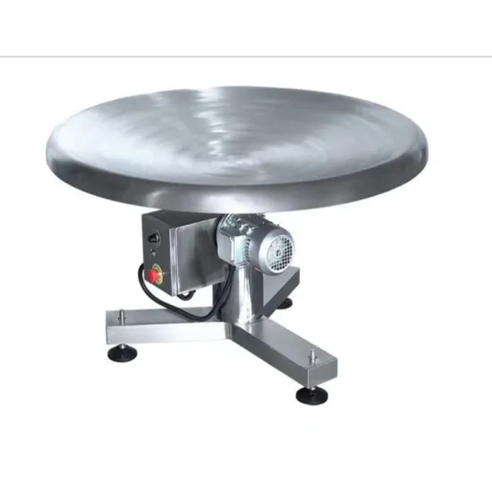 Factory Direct: Cheap Price Fully Automatic Variable Speed 304SS 120cm Curve Accumulator Round Table