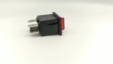 mini rocker switch 125V 10A 250V 6A boat switch KCD1-104/N 4 pin on off switch