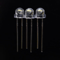 Superlys 5 mm hvid LED vidvinkel 3000K