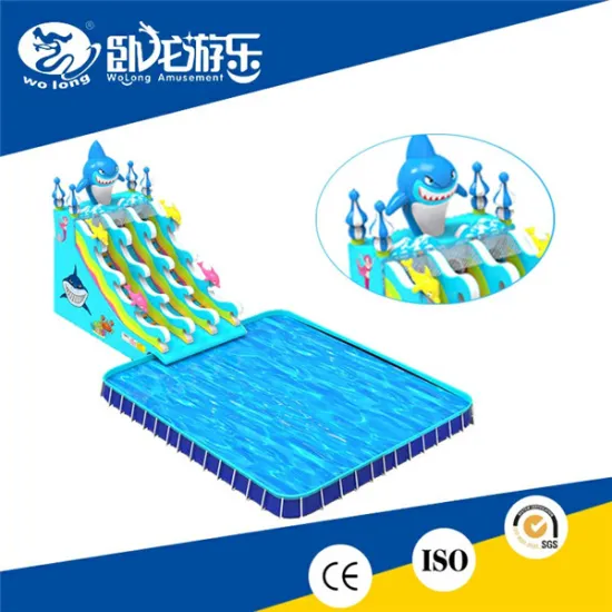 Giant Inflatable Water Park Equipment with blower