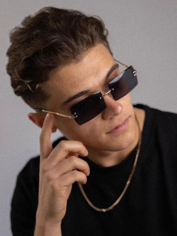Stylish Clear Lens Sunglasses