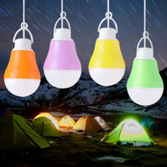 Portable 5V 5W USB LED Colorful Bulb Light for Hiking and Camping