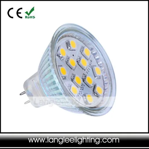 MR16 12SMD 5050, DC12V 24V LED MR16 Light Bulb, High power MR16 LED lamp
