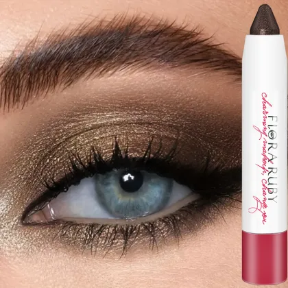 Flora Ruby Korean Vegan Pink Shimmer Cream Eyeshadow Stick