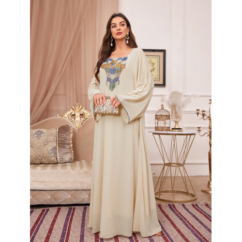 لباس ابای پروانه دوزی شیک