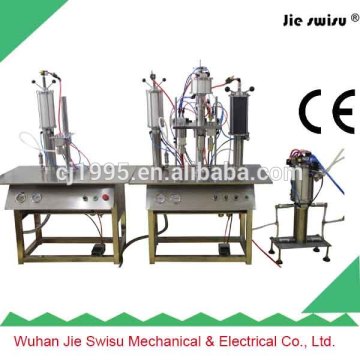 aerosol filling machine for valve aerosol cap