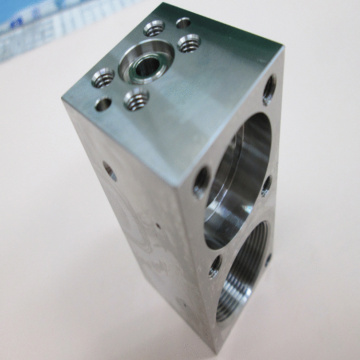 Manifold Hidraulik Alloy Aluminium Precision yang disesuaikan