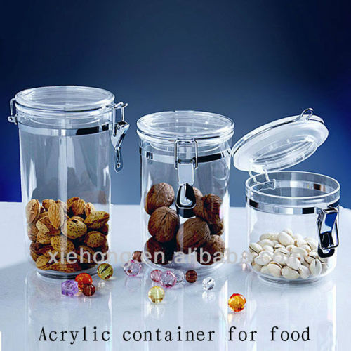 kitchen storage food safe plastic airtight jar