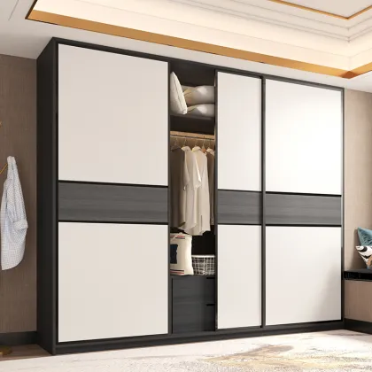 Wardrobe Modern Simple Sliding Sliding Door Home Bedroom