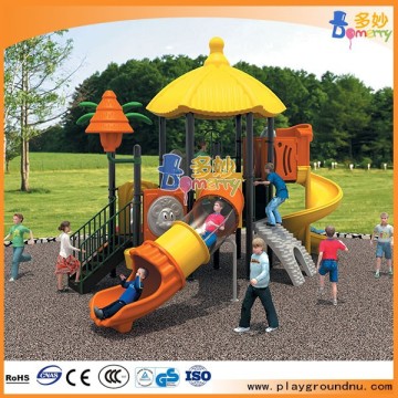 High Quality Plastic Slide Play Center Outdoor Mini Castle