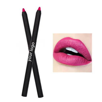 Private Label Vegan Waterproof Brown Lip Liner and Lipstick Set