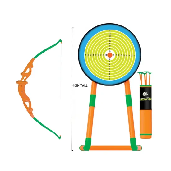 Shantou Chenghai Toys Wholesale: Indoor/Outdoor Sports Kids Toys - Shooting Target Game Bow and Arrow Archery Toys
