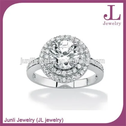 Star sky dense diamond ring women's diamond engagement ring