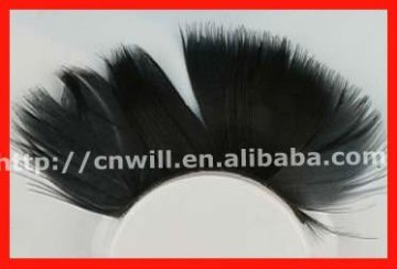 Black Eyelash Extension Real Feather Eyelashes Colorful Eyelashes