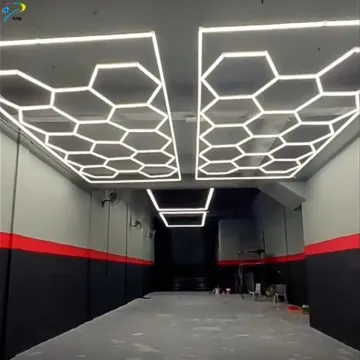 Customized 110 Volt Hexagon LED Light Tube for 8ft*16ft Workshop Car Detailing
