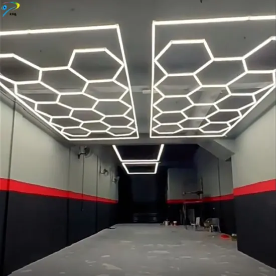 Customized 110 Volt Hexagon LED Light Tube for 8ft*16ft Workshop Car Detailing
