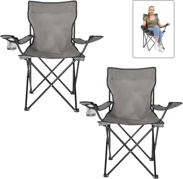 Portable Foldable Metal Fishing Camping Chair for Outdoor Beach