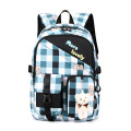 Rabbit Cartoon Printing School Backpack Girls