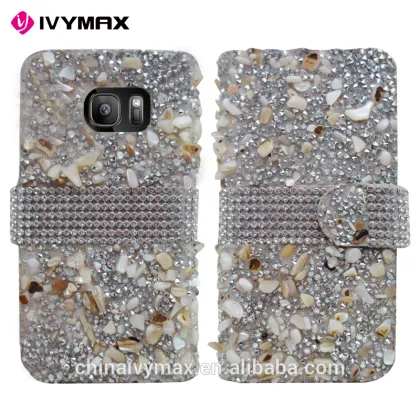 Luxury wallet leather case for Samsung Galaxy S7, wallet case for Samsung Galaxy S7