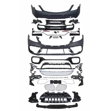 Upgrade S65 AMG W222 Body Kit Front Rear Bumper for Mercedes W222 Benz S Class 2014-2017
