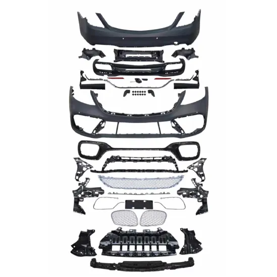 Upgrade S65 AMG W222 Body Kit Front Rear Bumper for Mercedes W222 Benz S Class 2014-2017