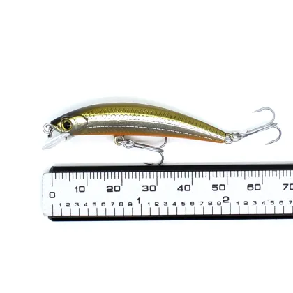 AOCLU Slim Body Sinking Minnow Jerk Bait with VMC Hook