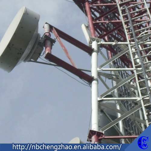 Advanced configuration 35KV~500KV steel mobile telecommunication mast tower