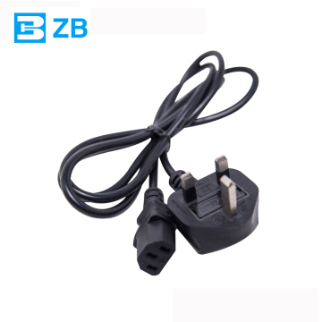 UK 3 Pin Plug 230V Power Cord Cable