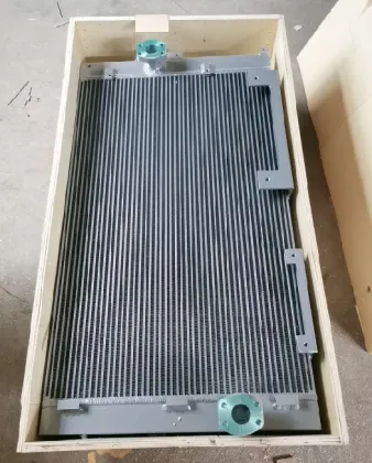 Excavator hydraulic oil cooler