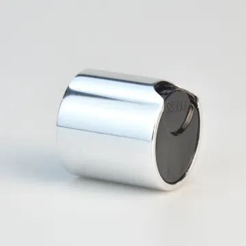 24/410 silver lid tube aluminium dispensing press disc top caps silver