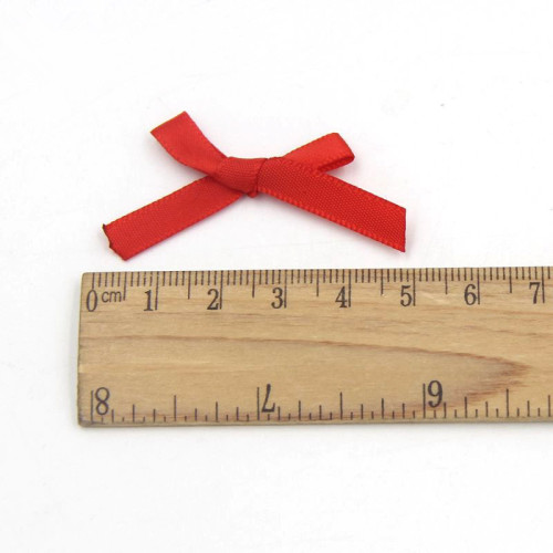 mini small cheap 5mm ribbon bow for lingerie