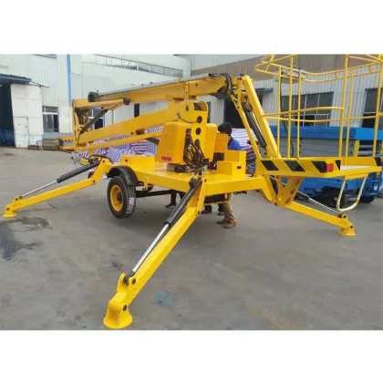 Electric Articulated Manlift Boom Lift 6-8m Towable Boom Lift